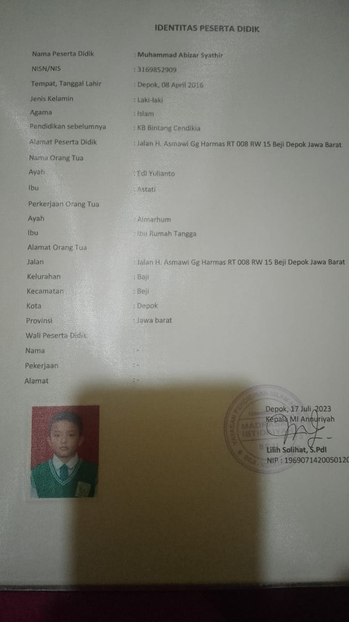 Muhammad Abizar syathir